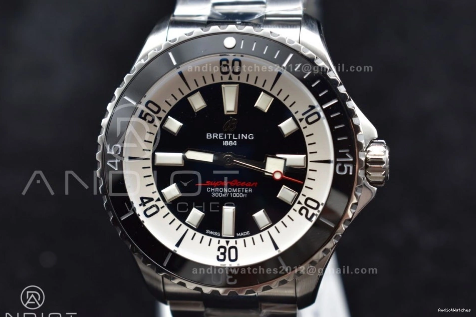 Edition White Black on 1:1 Dial Best Bracelet TF Automatic Chic 44 475 SuperOcean SS A 1226